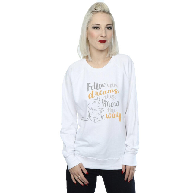 Li-cense Disney dames dumbo volg je droom sweatshirt UTBI12685_white large