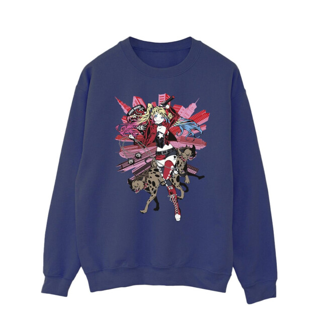 Li-cense Dc comics heren harley quinn hyenas sweatshirt UTBI12681_navyblue large