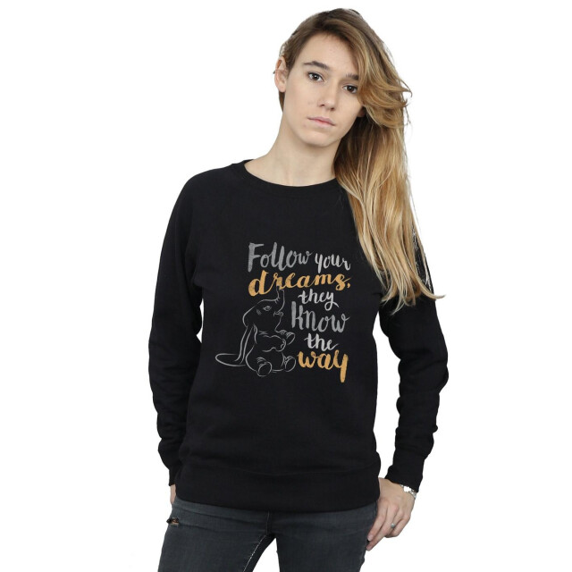 Li-cense Disney dames dumbo volg je droom sweatshirt UTBI12685_black large