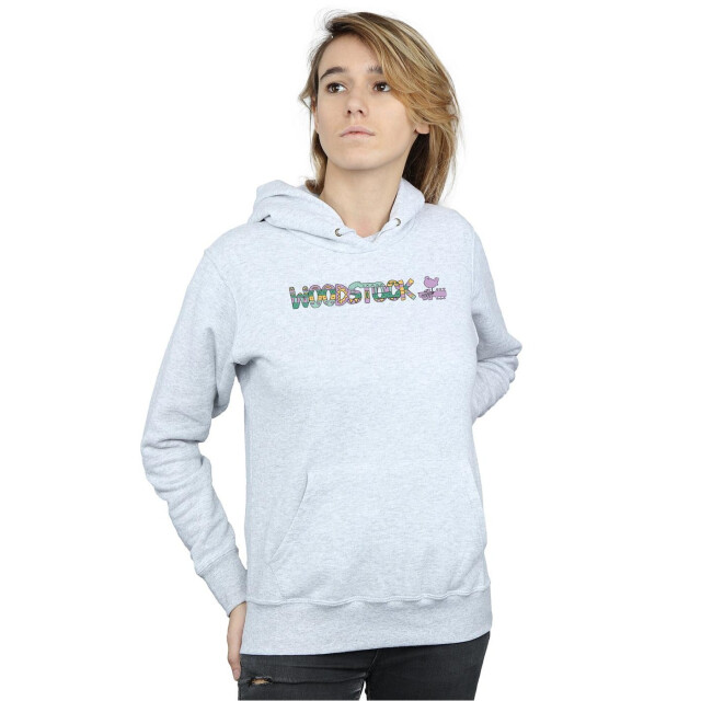 Li-cense Woodstock dames aztec logo hoodie UTBI12659_sportsgrey large