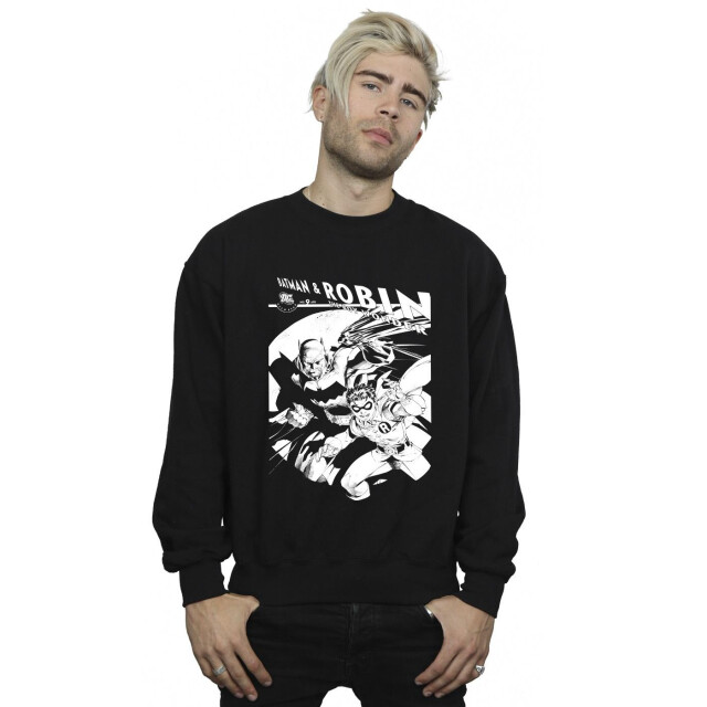 Li-cense Dc comics heren batman en boy wonder sweatshirt UTBI12571_black large