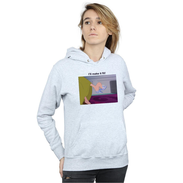 Li-cense Disney princess dames i´ll make it fit hoodie UTBI12515_sportsgrey large