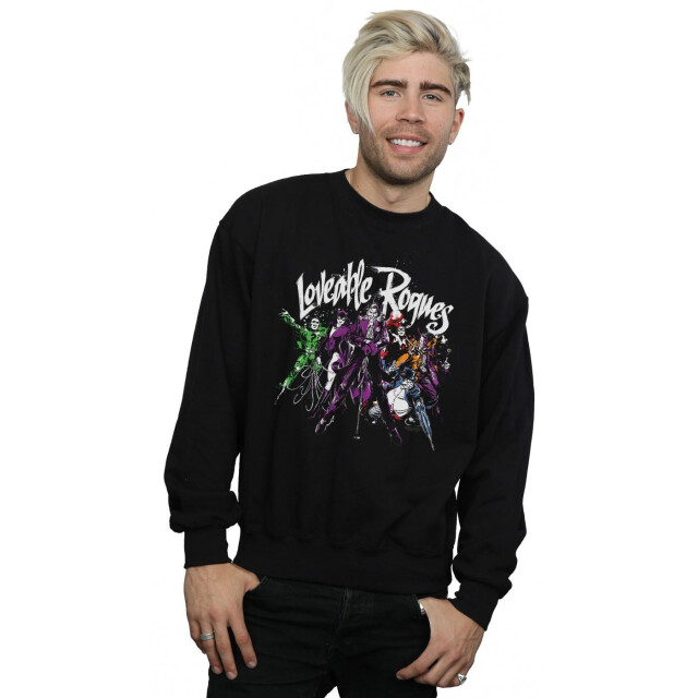 Li-cense Dc comics heren batman loveable rogues sweatshirt UTBI12428_black large