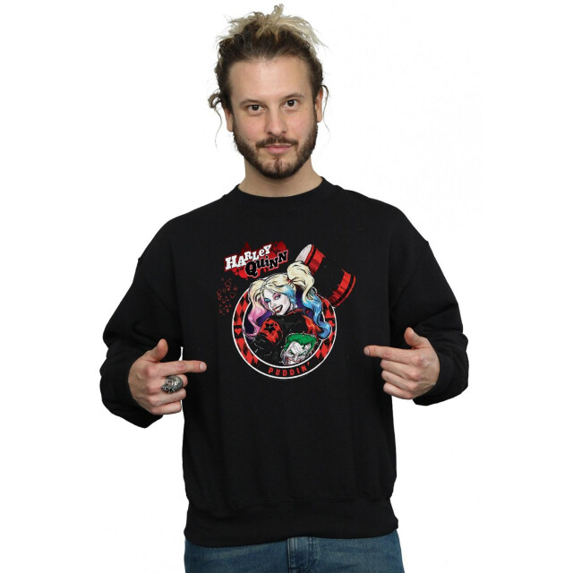 Li-cense Dc comics heren harley quinn joker patch sweatshirt UTBI12327_black large
