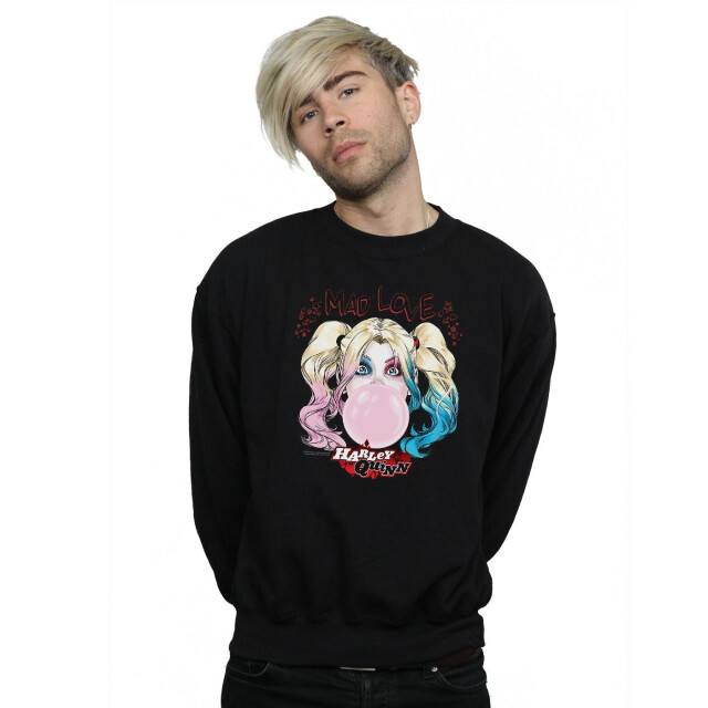 Li-cense Dc comics heren harley quinn mad love sweatshirt UTBI12307_black large