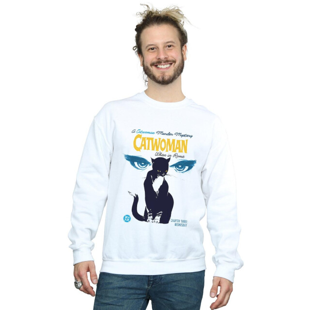 Li-cense Dc comics heren batman catwoman when in rome sweatshirt UTBI12185_white large