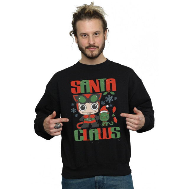 Li-cense Dc comics heren chibi catwoman santa claws sweatshirt UTBI11964_black large