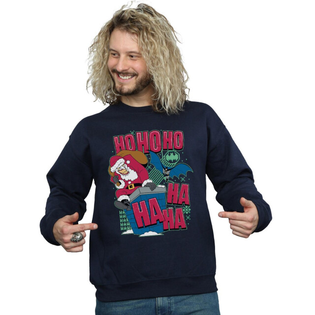 Li-cense Dc comics heren batman en joker ha ha ho ho sweatshirt UTBI11932_navyblue large