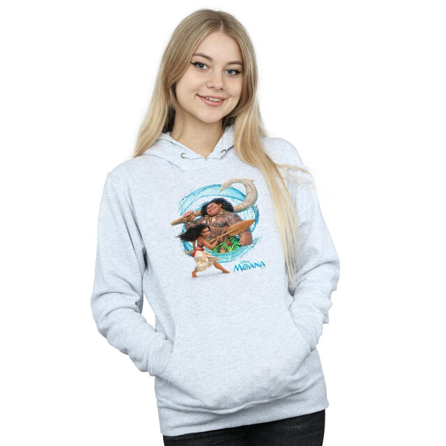 Li-cense Disney dames moana en maui golf hoodie UTBI11568_sportsgrey large