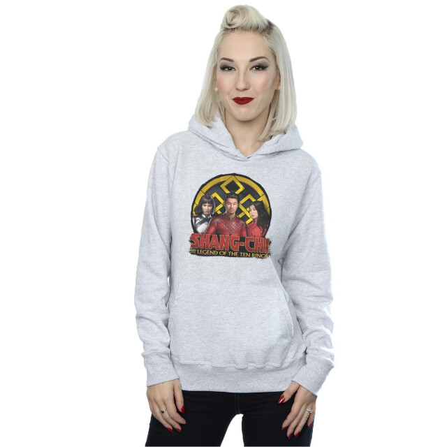 Li-cense Marvel dames shang-chi and the legend of the ten rings groep logo emblem hoodie UTBI11603_sportsgrey large