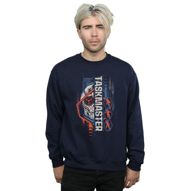 Li-cense Marvel heren black widow movie taskmaster combat recall sweatshirt UTBI11494_navyblue large