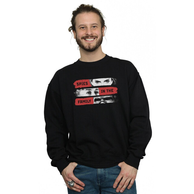 Li-cense Marvel heren black widow movie spies in the family sweatshirt UTBI11464_black large