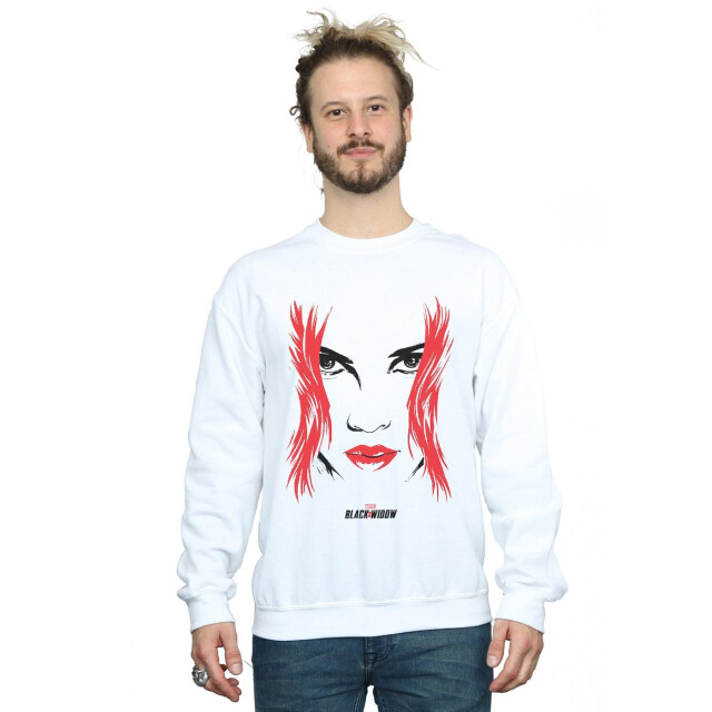 Li-cense Marvel heren black widow movie close-up sweatshirt UTBI11430_white large