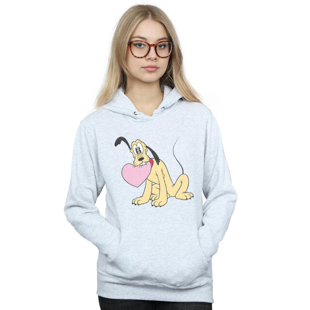 Li-cense Disney dames pluto love heart hoodie UTBI11148_sportsgrey large
