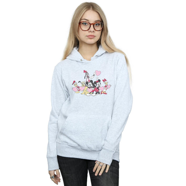 Li-cense Disney dames mickey mouse love friends hoodie UTBI11149_sportsgrey large