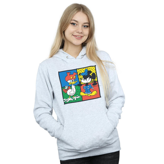 Li-cense Disney dames mickey mouse donald kledingruil hoodie UTBI11044_sportsgrey large