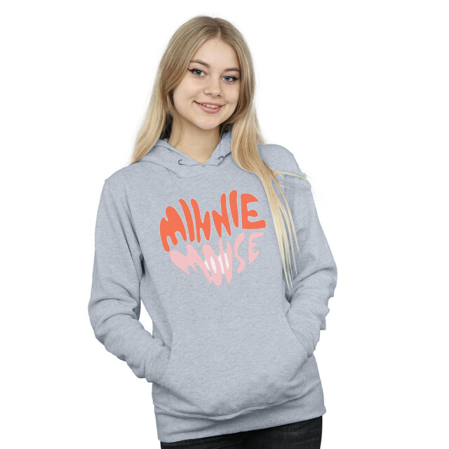 Li-cense Disney dames minnie mouse hartvormige hoodie UTBI11181_sportsgrey large