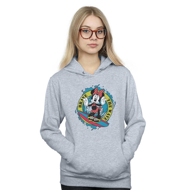 Li-cense Disney dames minnie mouse brave the wave hoodie UTBI10984_sportsgrey large