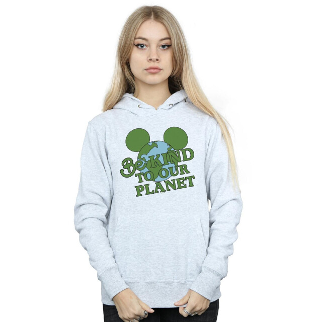 Li-cense Disney dames mickey mouse be kind hoodie UTBI10954_sportsgrey large