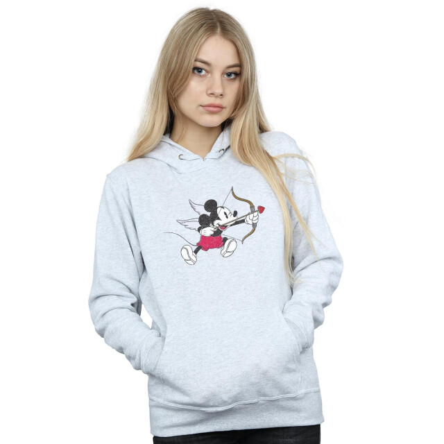 Li-cense Disney dames mickey mouse love cherub hoodie UTBI11075_sportsgrey large