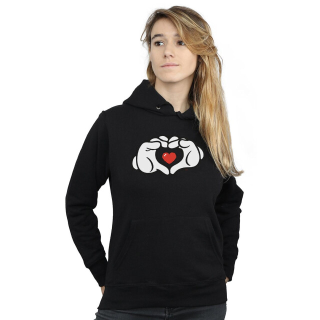 Li-cense Disney dames mickey mouse hart handen hoodie UTBI10891_black large
