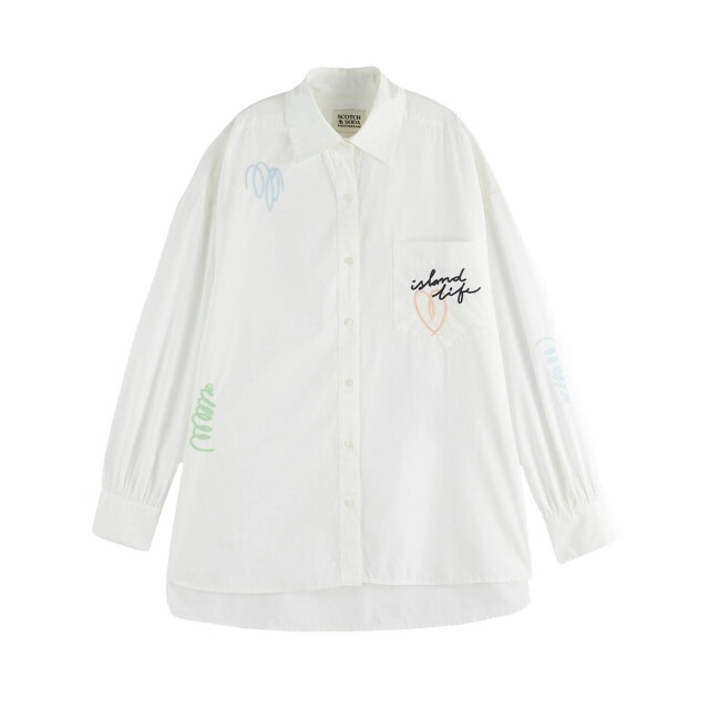 Scotch & Soda Blouse lange mouw u9b00627t Scotch & Soda Blouse lange mouw U9B00627T large