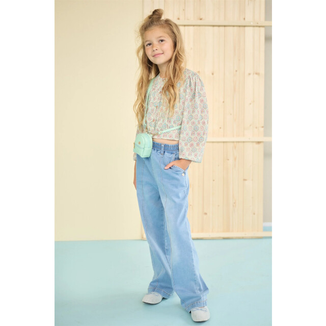 NoNo Zomer palazzo broek meisjes denim sayla N502-5608-113 large