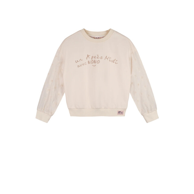 NoNo Zomer sweater meisjes wit ko N502-5300-020 large