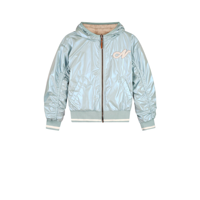 NoNo Zomer reversibel zomerjas meisjes mint capuchon beau N502-5203-315 large