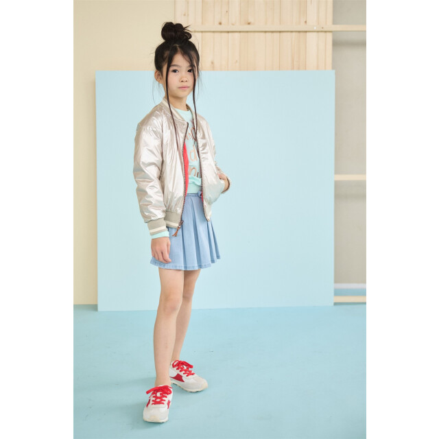 NoNo Zomer skort meisjes denim plooien sella N502-5611-113 large