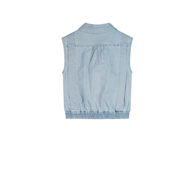 NoNo Zomer gilet meisjes denim dock N502-5308-113 large