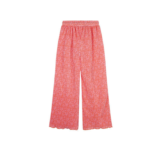 NoNo Zomer palazzo broek meisjes koraal daisy aop, plissee sun N502-5600-545 large