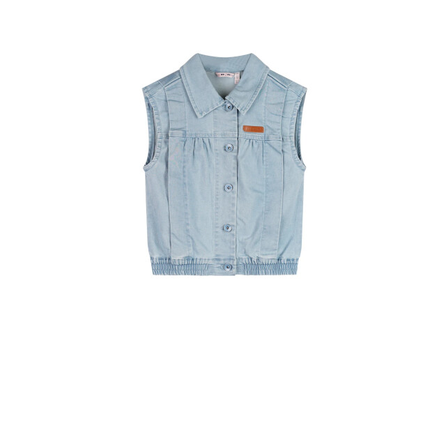 NoNo Zomer gilet meisjes denim dock N502-5308-113 large