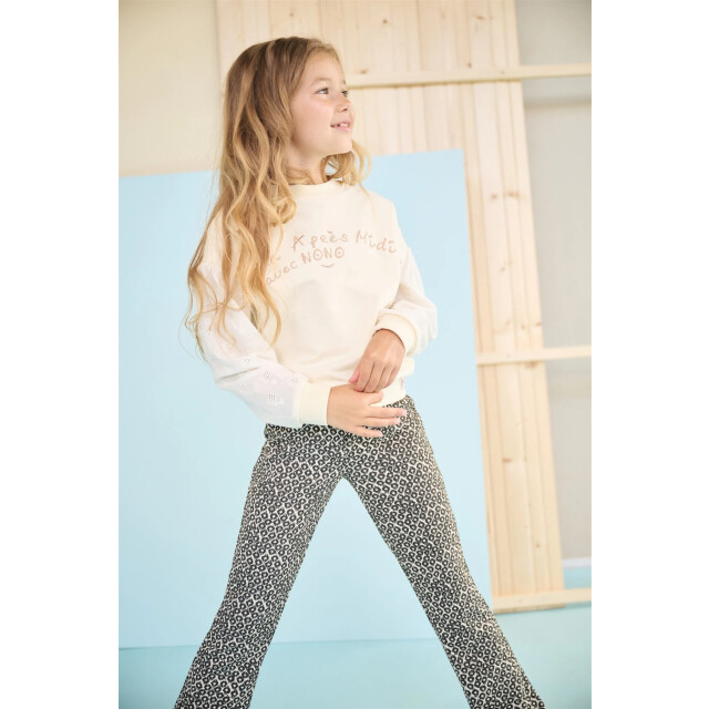 NoNo Zomer sweater meisjes wit ko N502-5300-020 large