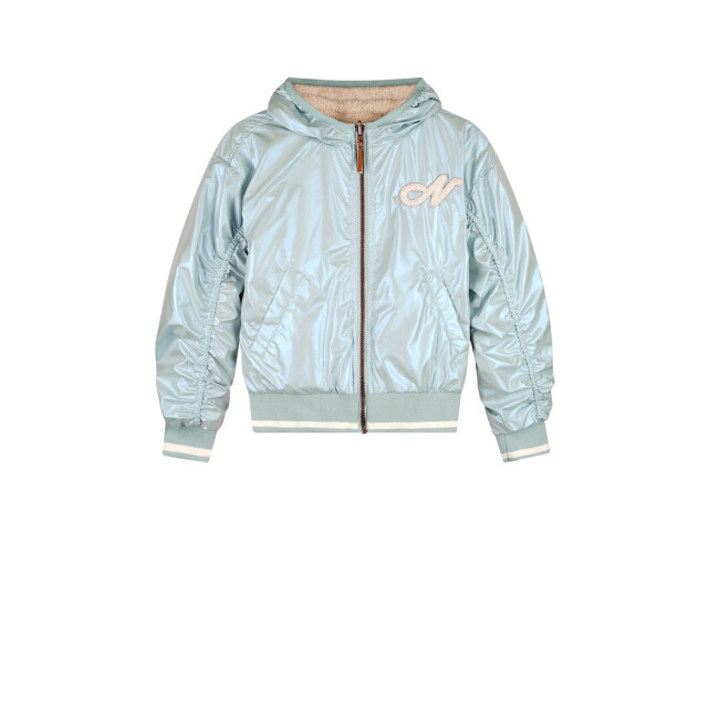 NoNo Zomer reversibel zomerjas meisjes mint capuchon beau N502-5203-315 large