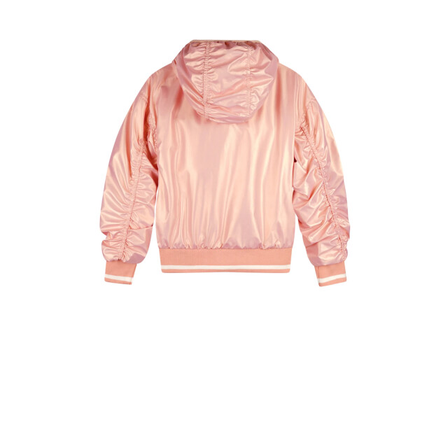 NoNo Zomer reversibel zomerjas meisjes koraal capuchon beau N502-5202-545 large