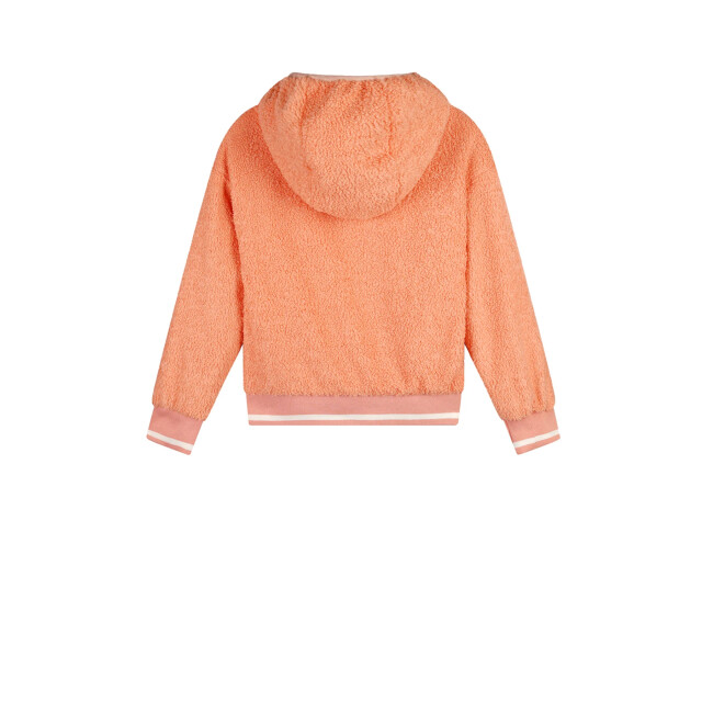 NoNo Zomer reversibel zomerjas meisjes koraal capuchon beau N502-5202-545 large