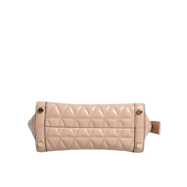 Michael Kors Quilted leren logo crossbody vivianne bag Michael Kors Beige Quilted Leren Logo Crossbody VIVIANNE Bag large
