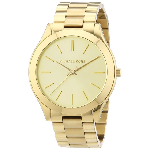 Michael Kors Stalen dames horloge Michael Kors Goud Stalen Dames Horloge large