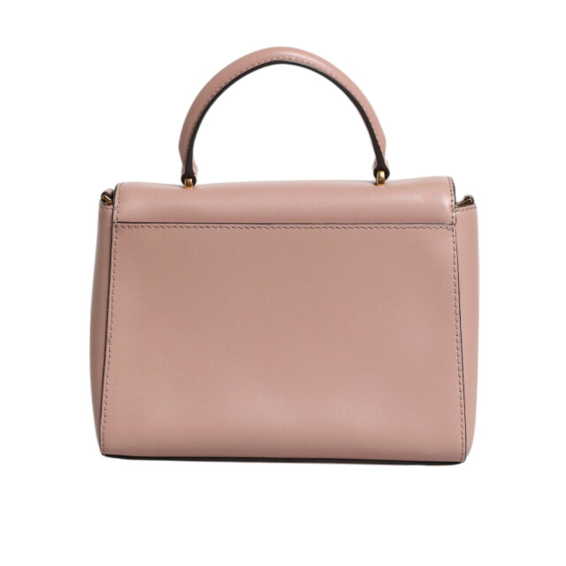 Michael Kors Pink leather logo plaque crossbody mindy tas Michael Kors Pink Leather Logo Plaque Crossbody MINDY Tas large