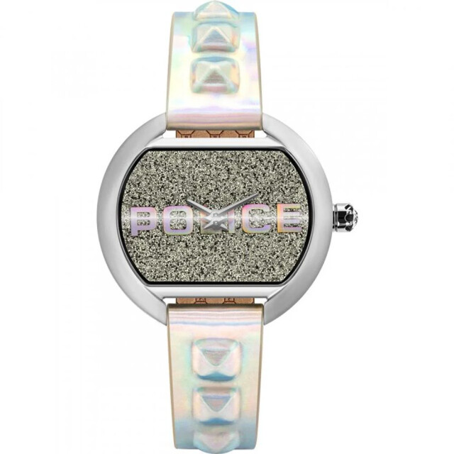Police Multicolor leren horloge met grijze wijzerplaat Police Multicolor Leren Horloge Met Grijze Wijzerplaat large