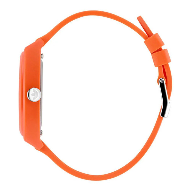 Adidas Siliconen horloge met zwart wijzerplaat 38mm Adidas Oranje Siliconen Horloge met Zwart Wijzerplaat 38MM large