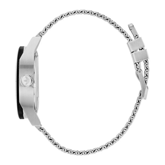 Adidas Rvs horloge met groene wijzerplaat en 10atm waterdichtheid Adidas Grijze RVS Horloge met Groene Wijzerplaat en 10ATM Waterdichtheid large