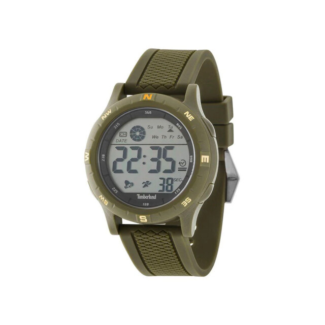 Timberland Siliconen horloge met digitale scherm 45mm Timberland Groene Siliconen Horloge large
