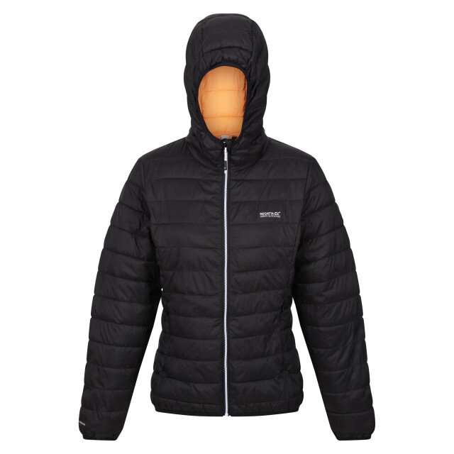 Regatta Dames hillpack puffer jacket UTRG8448_blackapricotcrush large