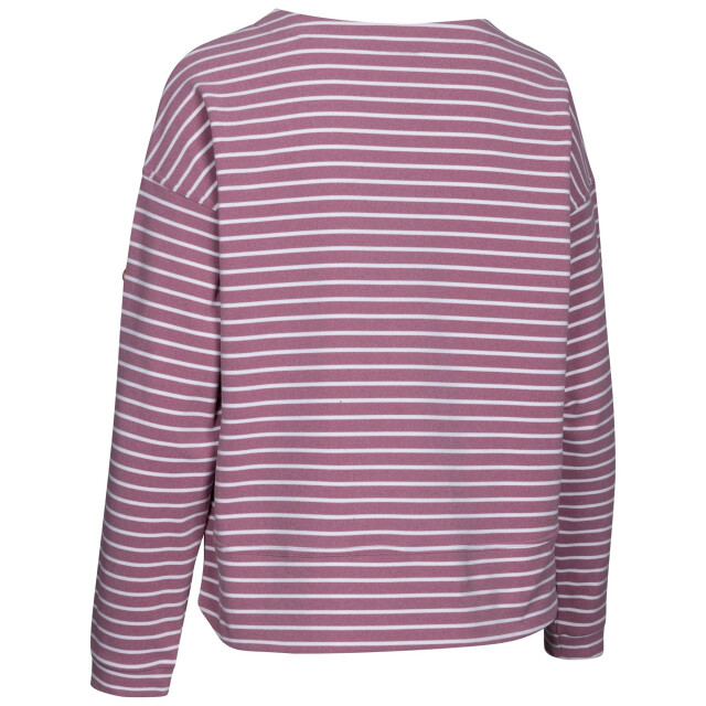 Trespass Dames soothing gestreept marl top UTTP6511_lightmulberry large
