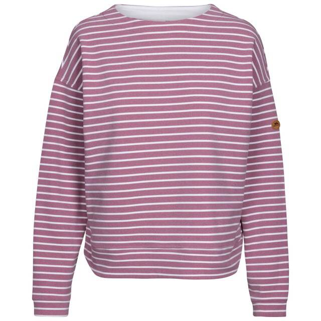 Trespass Dames soothing gestreept marl top UTTP6511_lightmulberry large