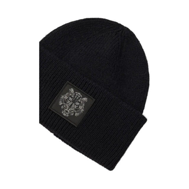Antony Morato Muts met labelpatch Antony Morato Zwart Muts Met Labelpatch large