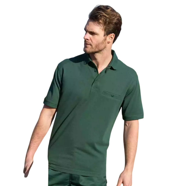 Result Heren apex pocket poloshirt UTLT3859_bottlegreen large