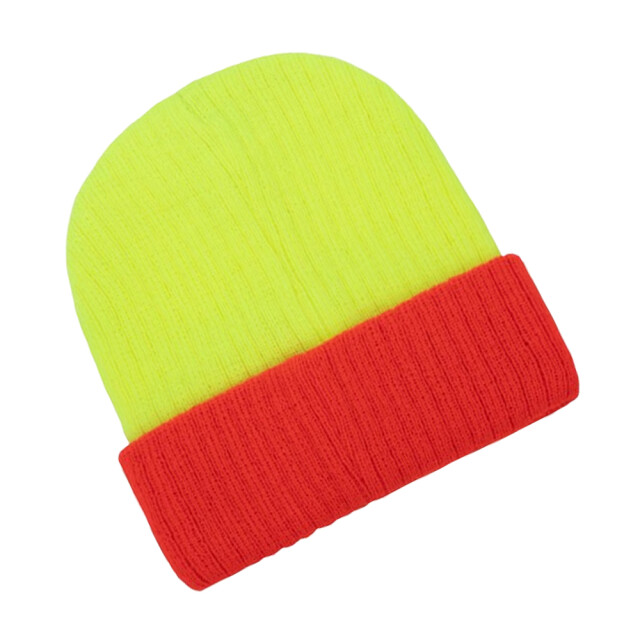 Korntex Tweekleurige muts UTLT925_yelloworange large